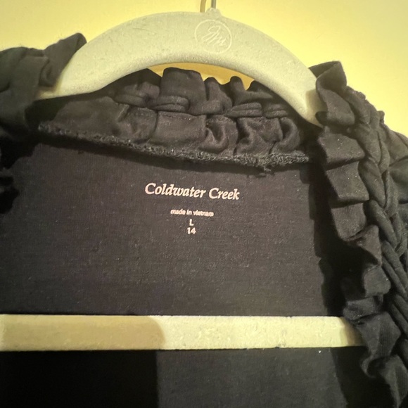 EUC Coldwater Creek Sweater Sz L (14) Black - Picture 4 of 4